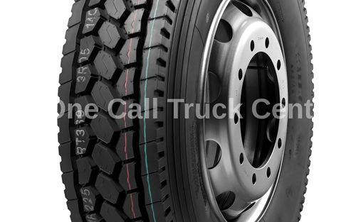 A tire, close view