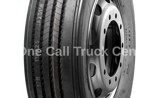 A tire, close view