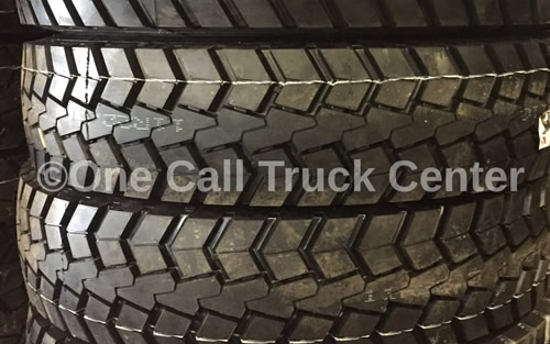 A tire, close view