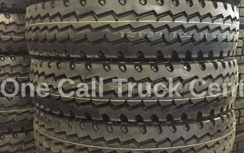 A tire, close view